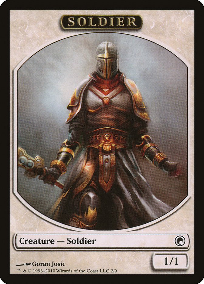 Soldier Token [Scars of Mirrodin Tokens] | Pegasus Games WI