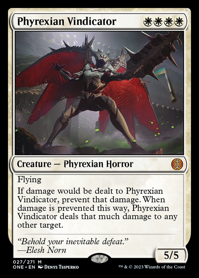Phyrexian Vindicator [Phyrexia: All Will Be One] | Pegasus Games WI