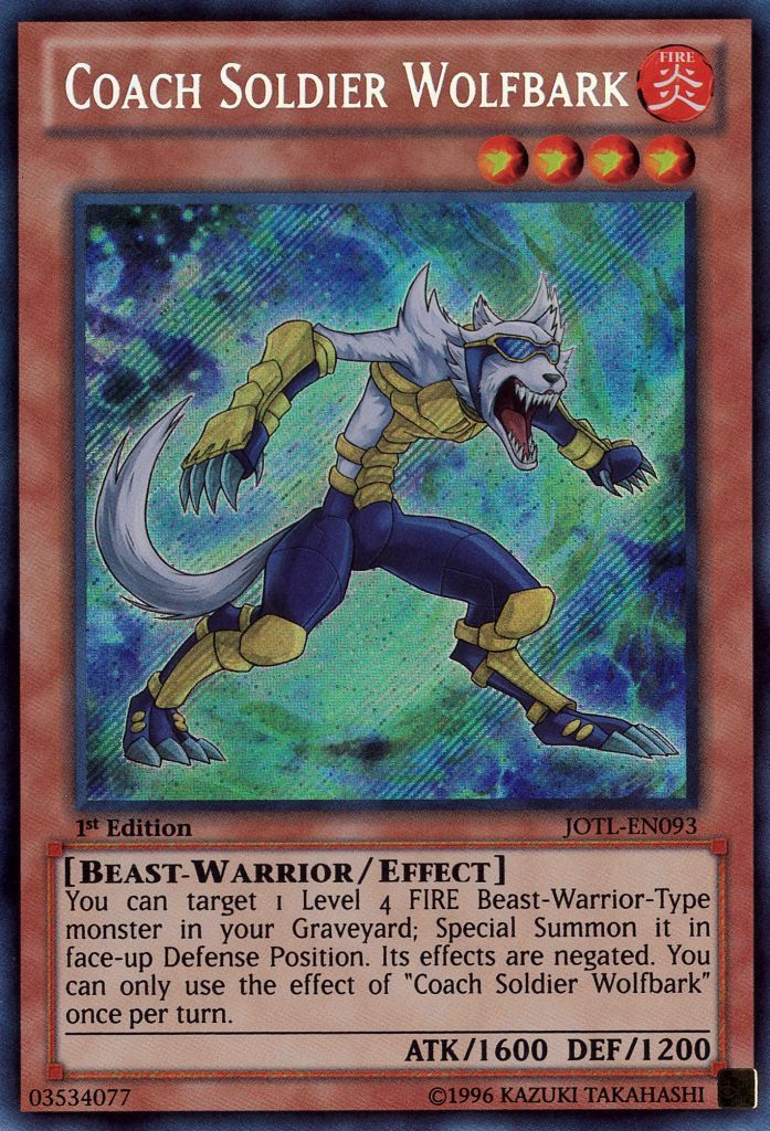 Coach Soldier Wolfbark [JOTL-EN093] Secret Rare | Pegasus Games WI