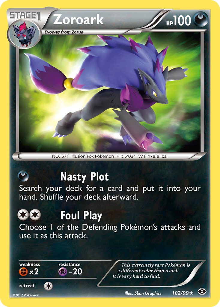 Zoroark (102/99) [Black & White: Next Destinies] | Pegasus Games WI