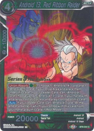 Android 13, Red Ribbon Raider (BT9-044) [Universal Onslaught Prerelease Promos] | Pegasus Games WI