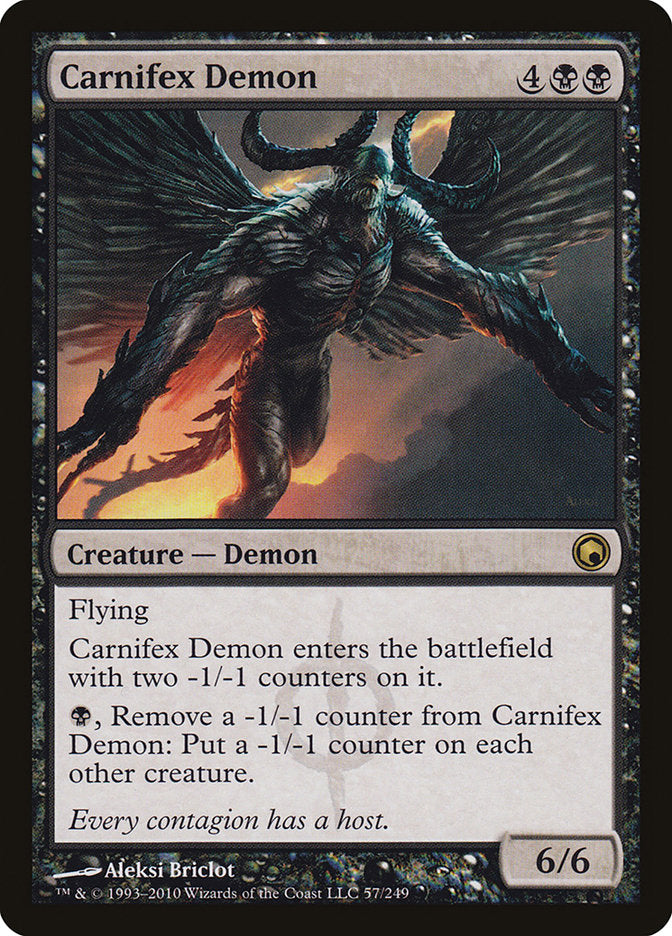 Carnifex Demon [Scars of Mirrodin] | Pegasus Games WI