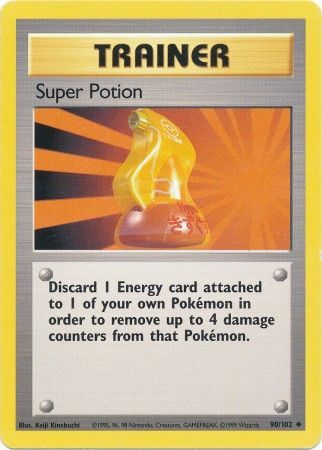 Super Potion (90/102) [Base Set Unlimited] | Pegasus Games WI