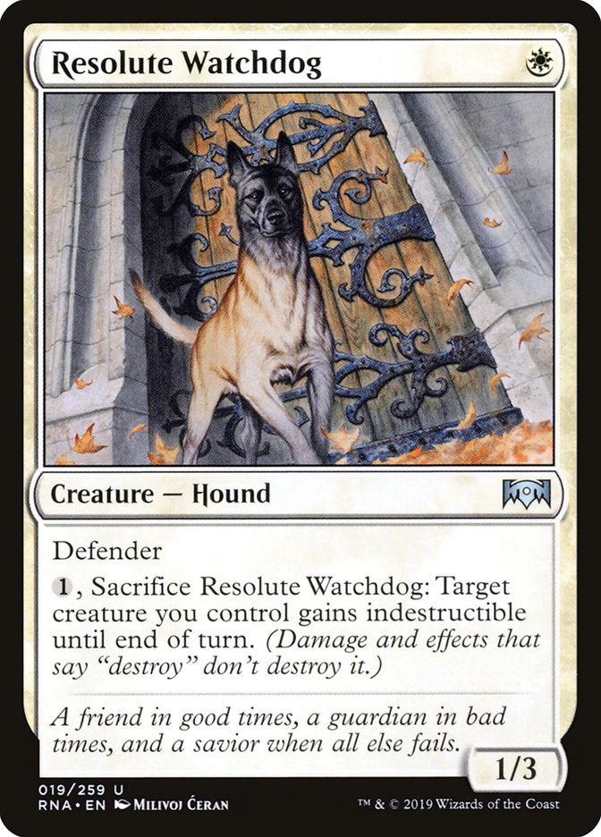 Resolute Watchdog [Ravnica Allegiance] | Pegasus Games WI