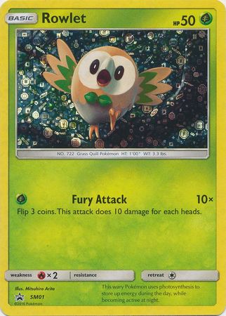 Rowlet (SM01) (General Mills Promo) [Sun & Moon: Black Star Promos] | Pegasus Games WI