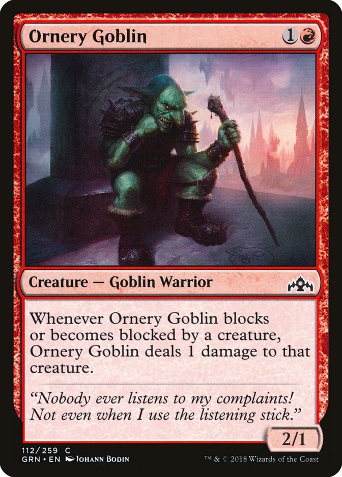 Ornery Goblin [Guilds of Ravnica] | Pegasus Games WI