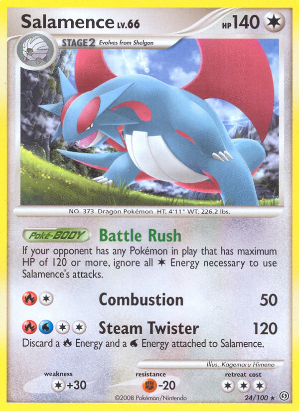 Salamence (24/100) [Diamond & Pearl: Stormfront] | Pegasus Games WI