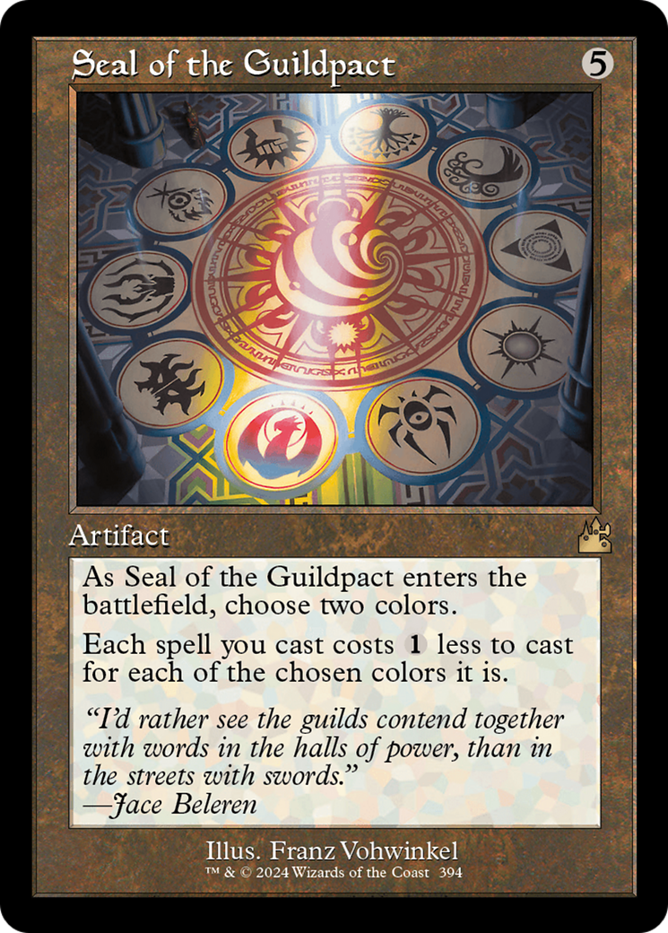 Seal of the Guildpact (Retro Frame) [Ravnica Remastered] | Pegasus Games WI