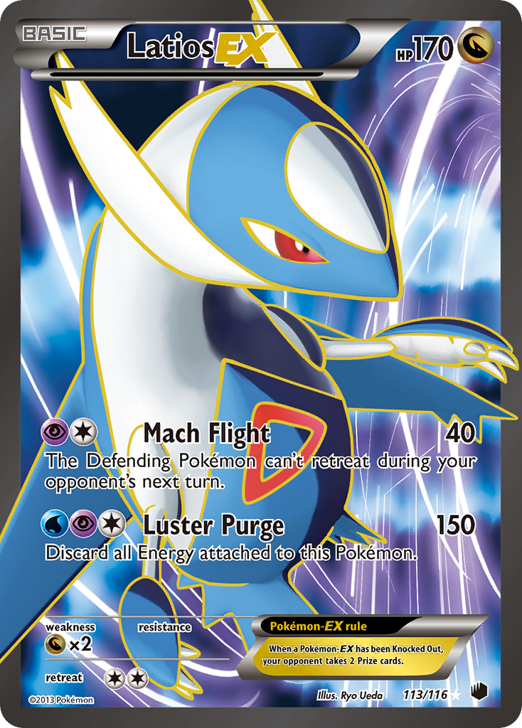 Latios EX (113/116) [Black & White: Plasma Freeze] | Pegasus Games WI