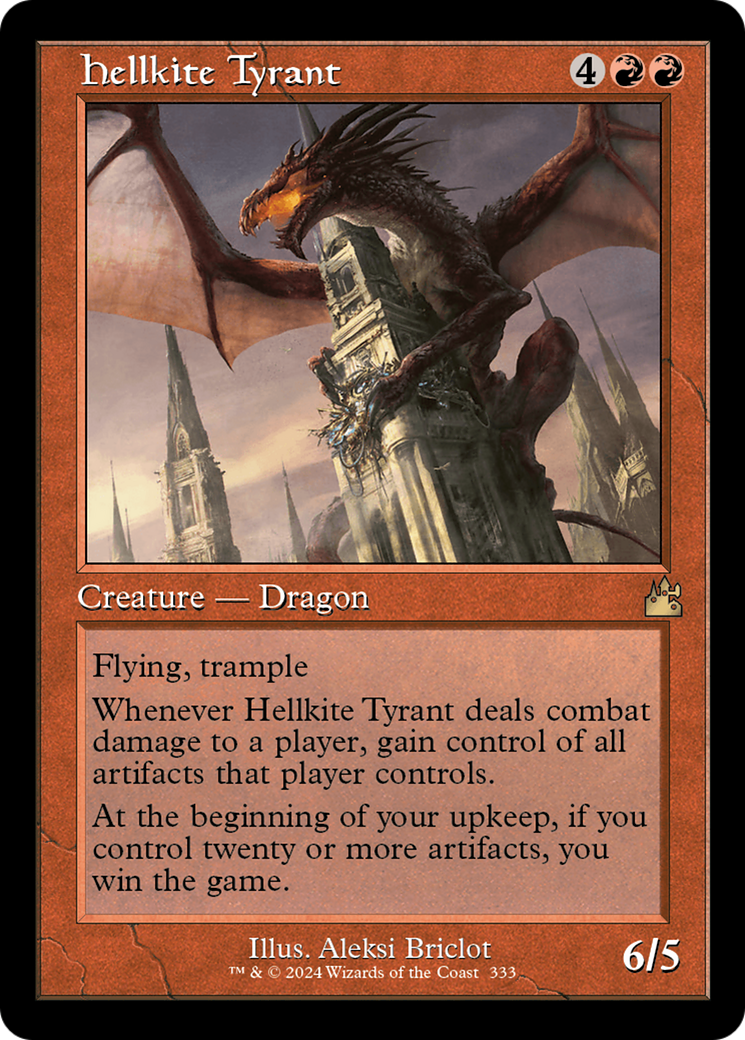 Hellkite Tyrant (Retro Frame) [Ravnica Remastered] | Pegasus Games WI