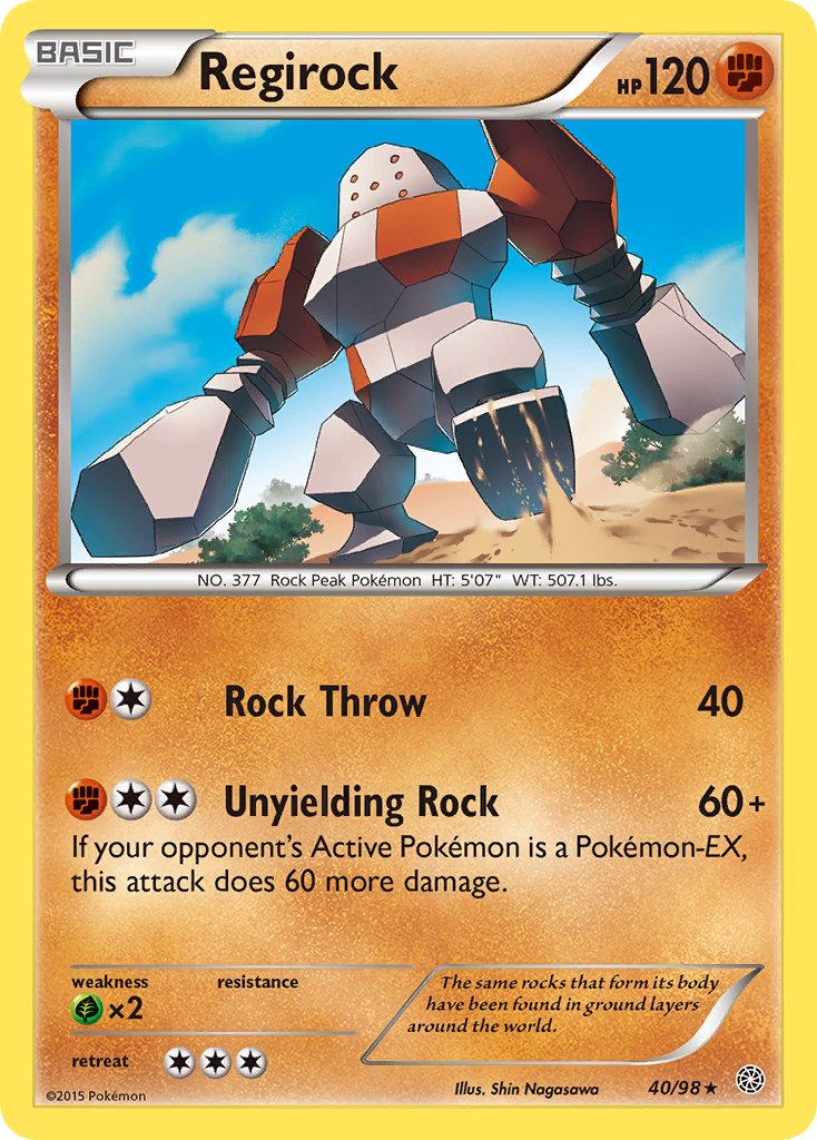 Regirock (40/98) (Theme Deck Exclusive) [XY: Ancient Origins] | Pegasus Games WI