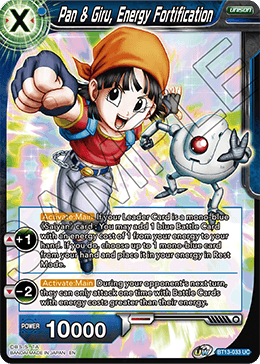 Pan & Giru, Energy Fortification (Uncommon) [BT13-033] | Pegasus Games WI