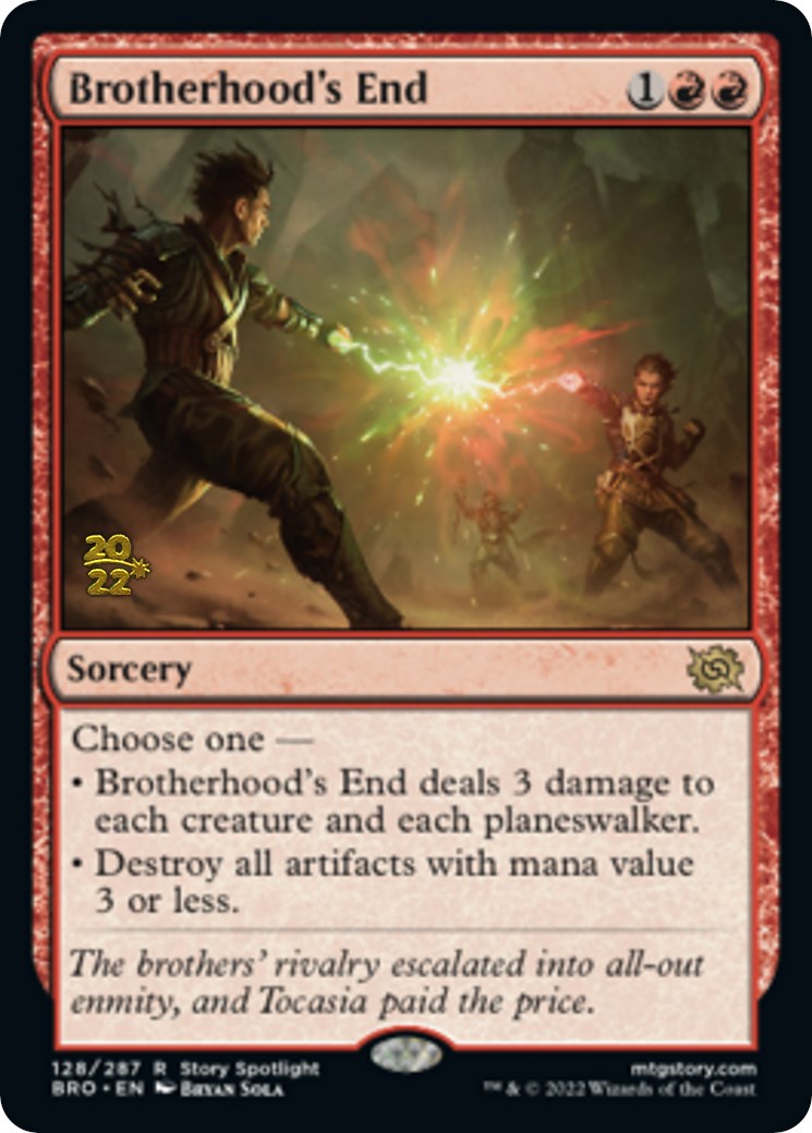 Brotherhood's End [The Brothers' War Prerelease Promos] | Pegasus Games WI