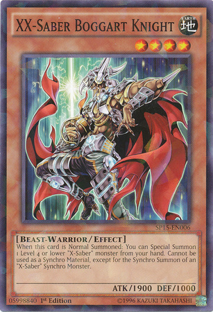 XX-Saber Boggart Knight [SP15-EN006] Shatterfoil Rare | Pegasus Games WI