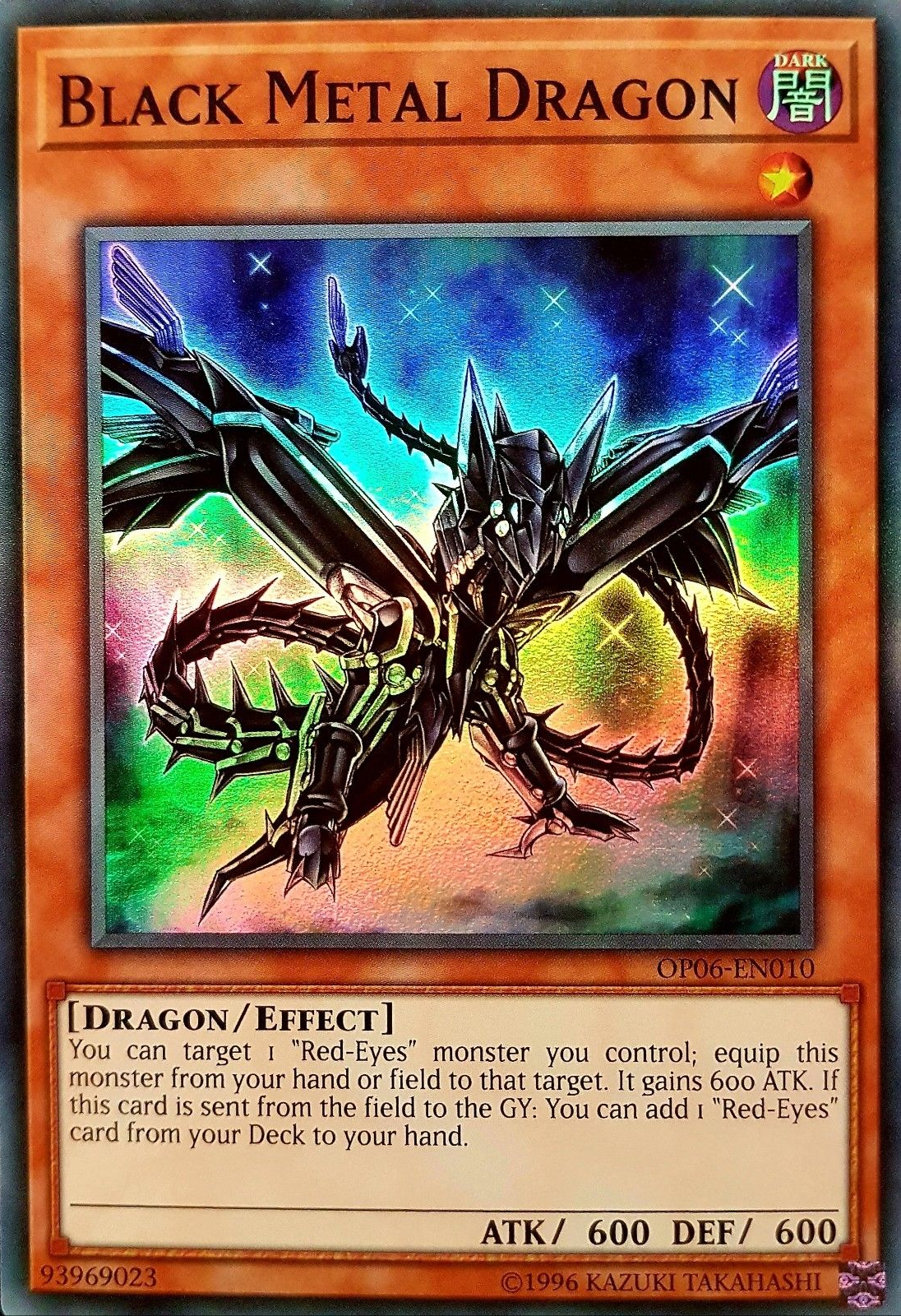 Black Metal Dragon [OP06-EN010] Super Rare | Pegasus Games WI