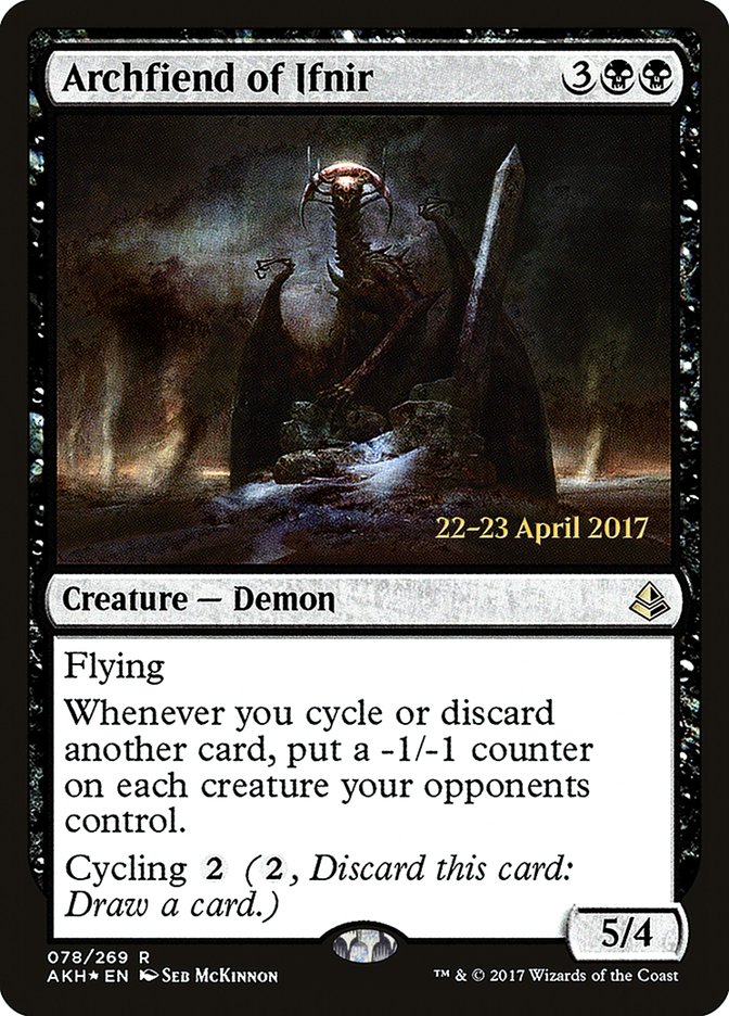 Archfiend of Ifnir [Amonkhet Prerelease Promos] | Pegasus Games WI