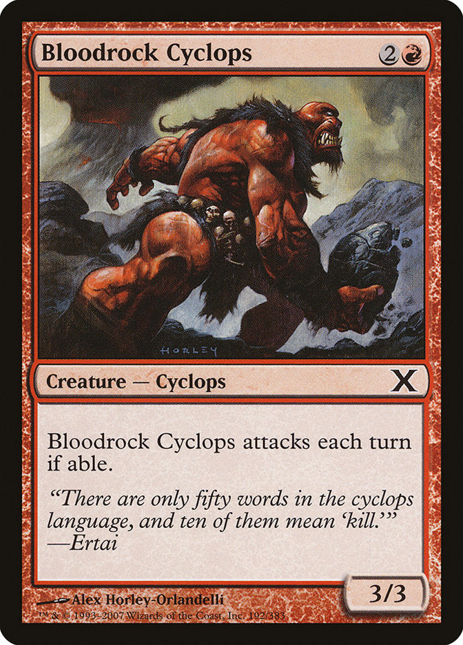 Bloodrock Cyclops [Tenth Edition] | Pegasus Games WI