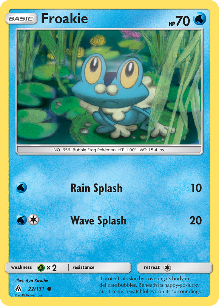 Froakie (22/131) [Sun & Moon: Forbidden Light] | Pegasus Games WI