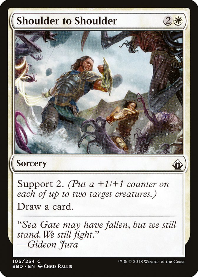 Shoulder to Shoulder [Battlebond] | Pegasus Games WI