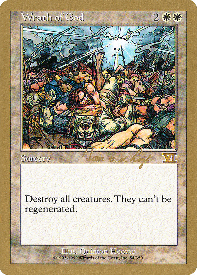 Wrath of God (Tom van de Logt) [World Championship Decks 2000] | Pegasus Games WI