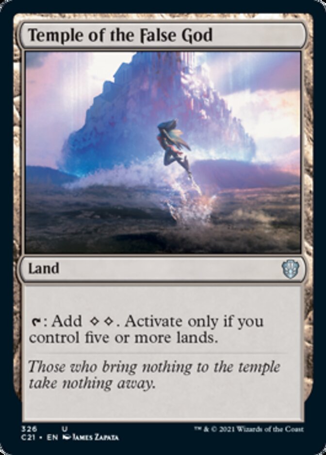 Temple of the False God [Commander 2021] | Pegasus Games WI