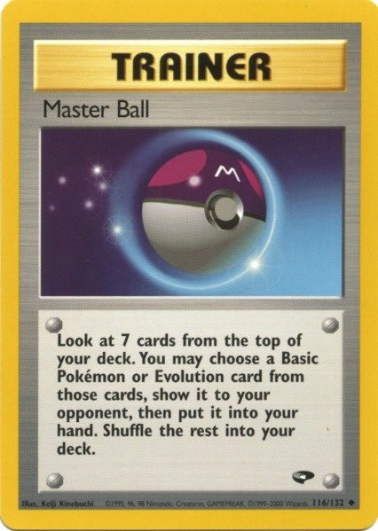 Master Ball (116/132) [Gym Challenge Unlimited] | Pegasus Games WI