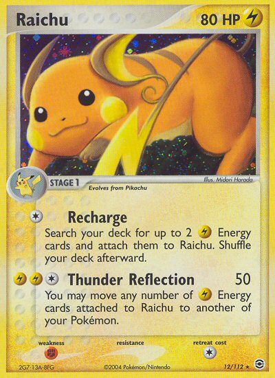 Raichu (12/112) [EX: FireRed & LeafGreen] | Pegasus Games WI