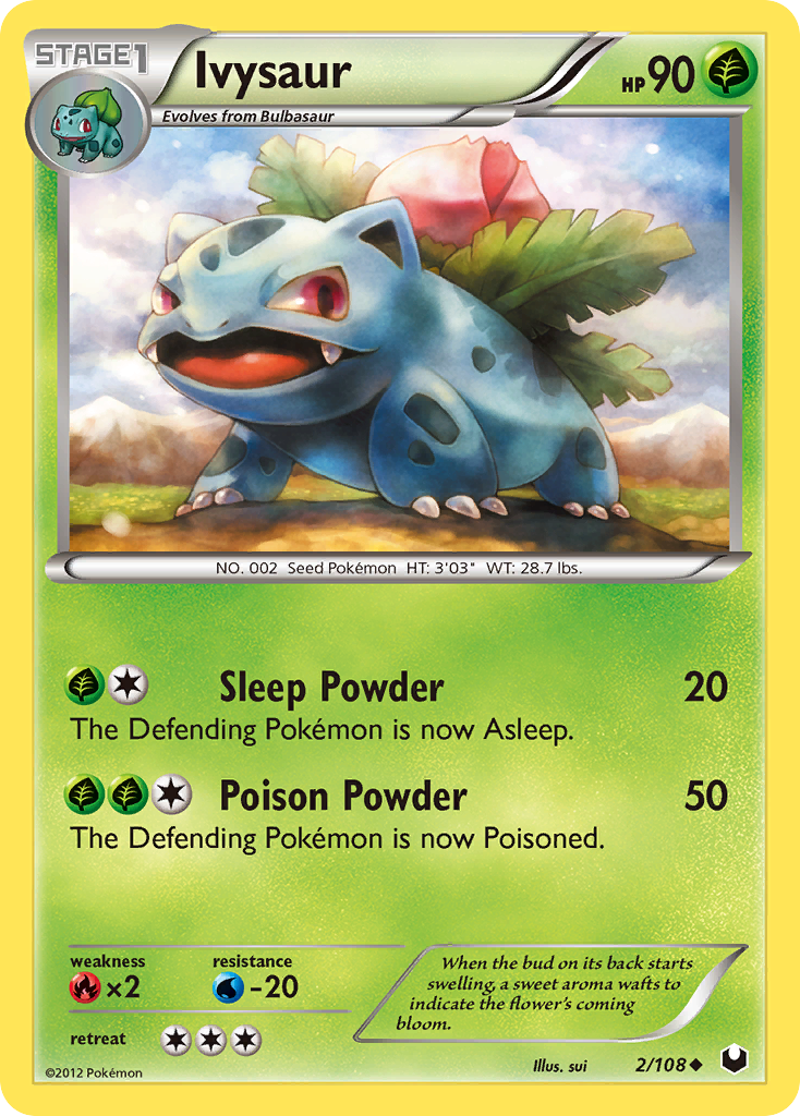 Ivysaur (2/108) [Black & White: Dark Explorers] | Pegasus Games WI