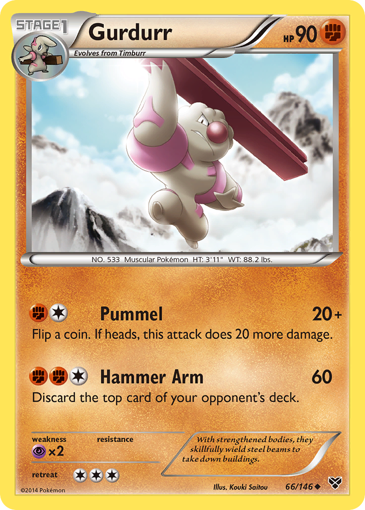 Gurdurr (66/146) [XY: Base Set] | Pegasus Games WI