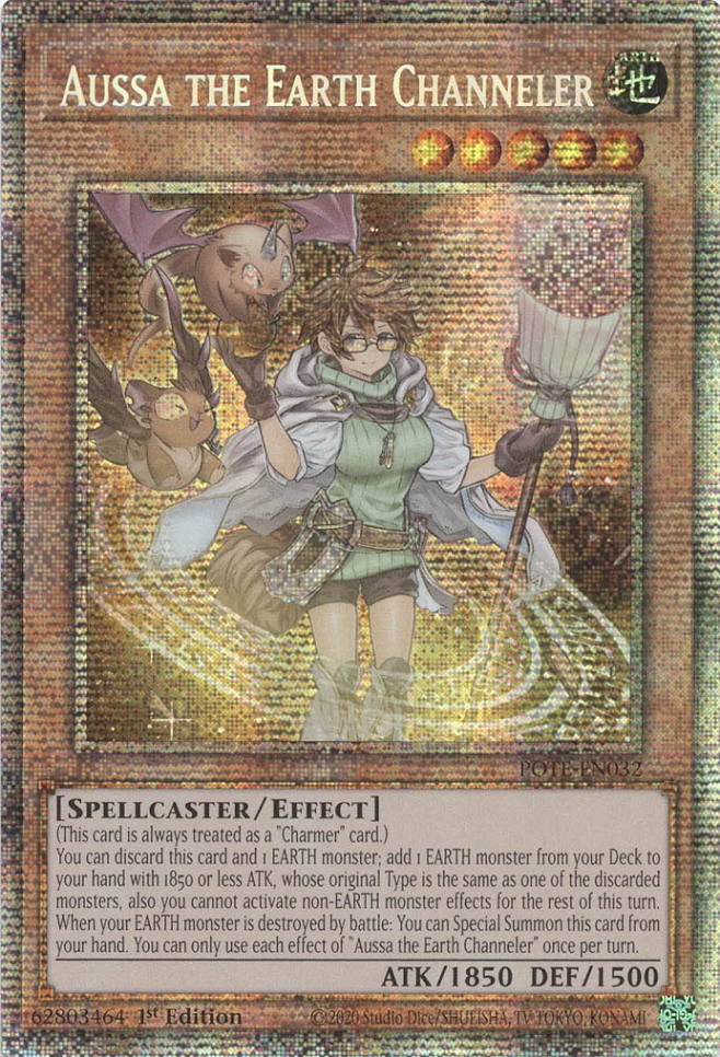 Aussa the Earth Channeler [POTE-EN032] Starlight Rare | Pegasus Games WI