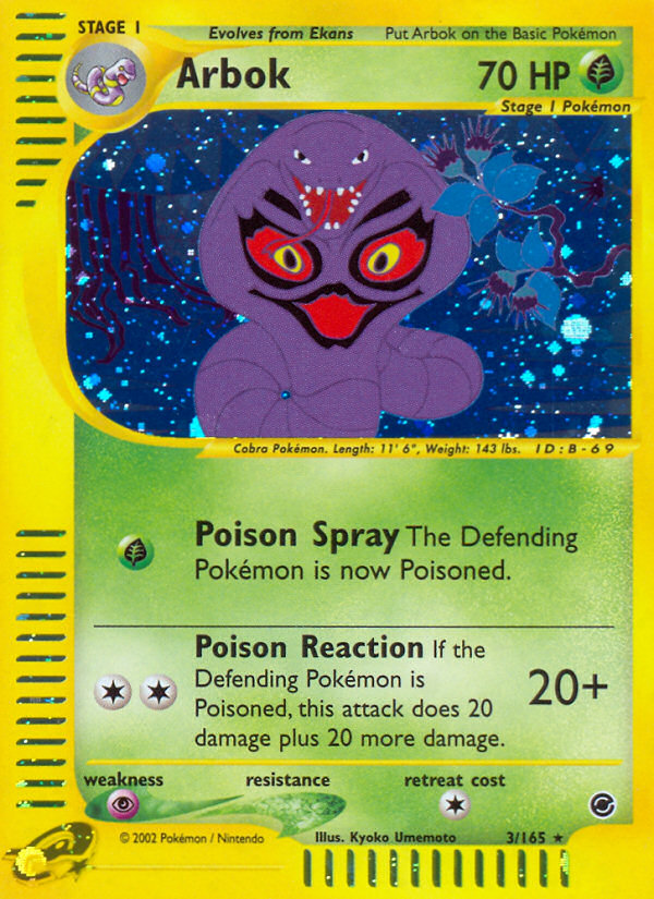 Arbok (3/165) [Expedition: Base Set] | Pegasus Games WI