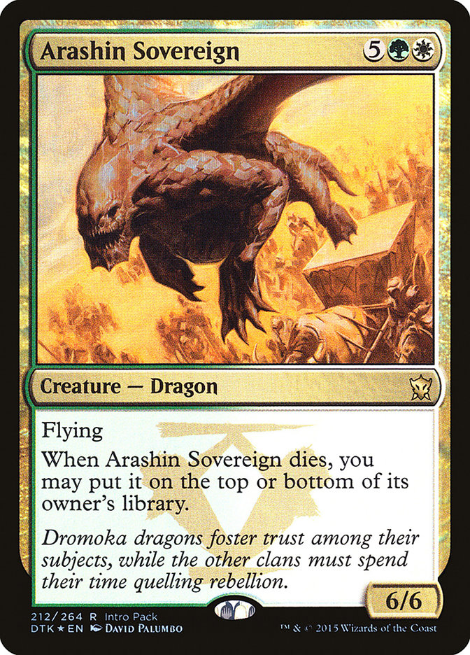 Arashin Sovereign (Intro Pack) [Dragons of Tarkir Promos] | Pegasus Games WI