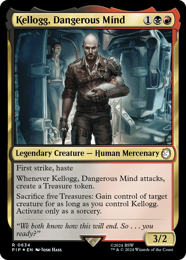 Kellogg, Dangerous Mind (Surge Foil) [Fallout] | Pegasus Games WI