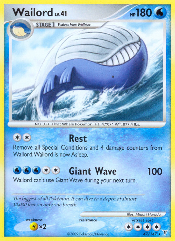 Wailord (47/147) [Platinum: Supreme Victors] | Pegasus Games WI