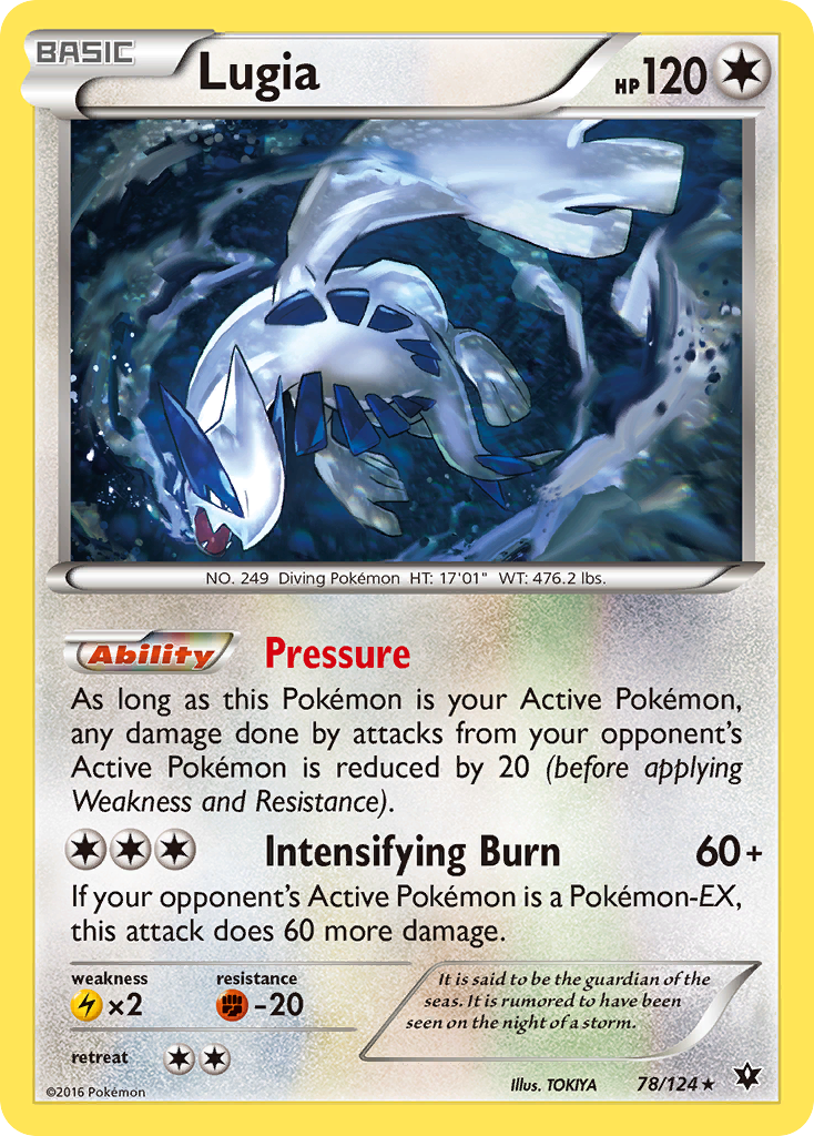 Lugia (78/124) [XY: Fates Collide] | Pegasus Games WI