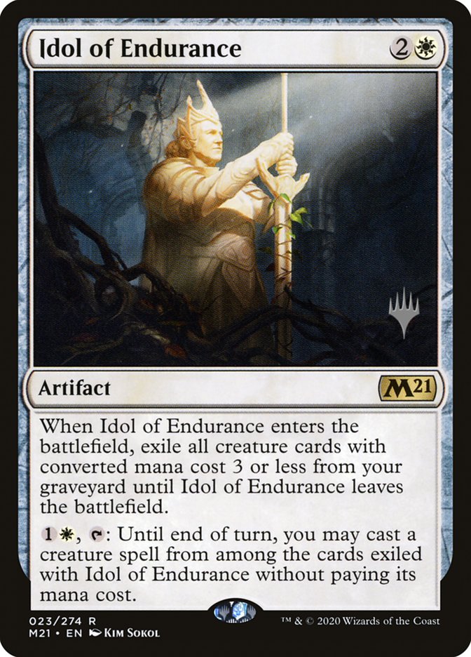 Idol of Endurance (Promo Pack) [Core Set 2021 Promos] | Pegasus Games WI