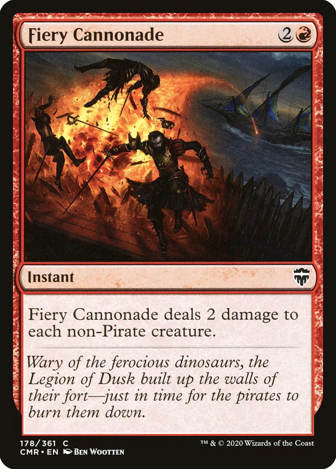 Fiery Cannonade [Commander Legends] | Pegasus Games WI