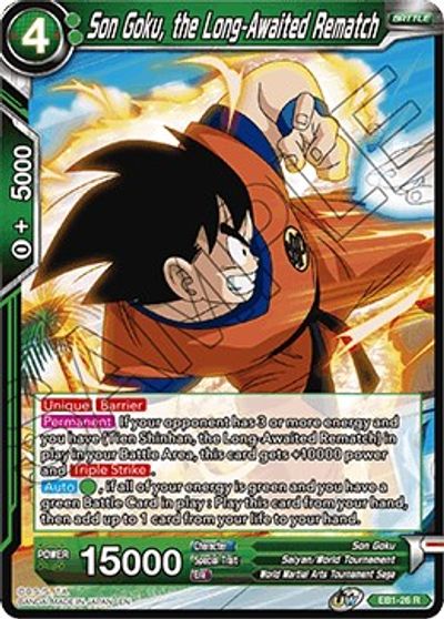 Son Goku, the Long-Awaited Rematch (EB1-026) [Battle Evolution Booster] | Pegasus Games WI