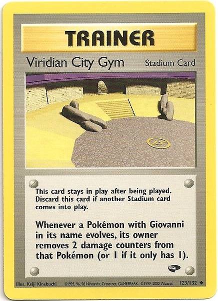 Viridian City Gym (123/132) [Gym Challenge Unlimited] | Pegasus Games WI