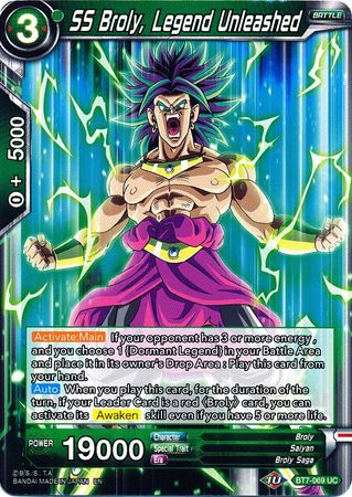 SS Broly, Legend Unleashed [BT7-069] | Pegasus Games WI