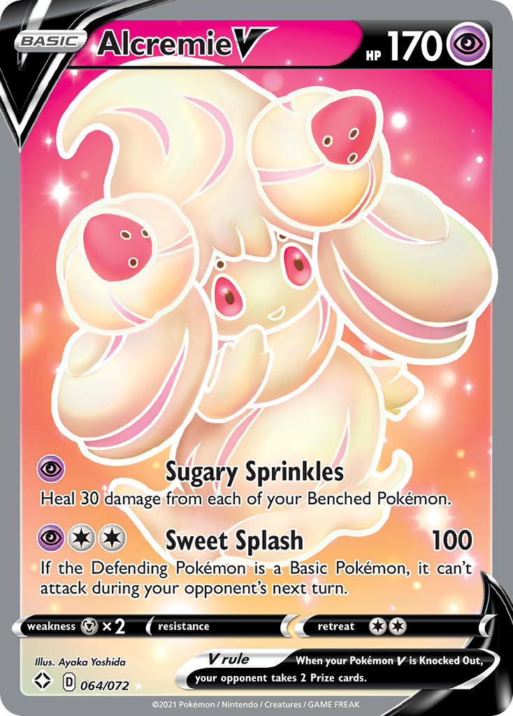 Alcremie V (064/072) [Sword & Shield: Shining Fates] | Pegasus Games WI