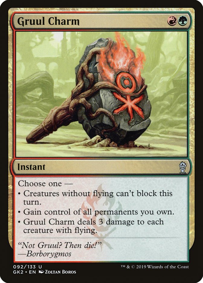 Gruul Charm [Ravnica Allegiance Guild Kit] | Pegasus Games WI