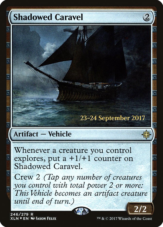 Shadowed Caravel [Ixalan Prerelease Promos] | Pegasus Games WI