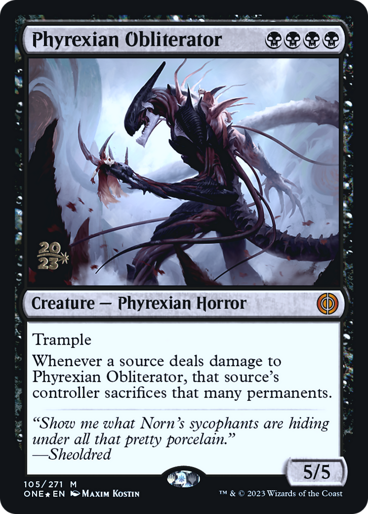 Phyrexian Obliterator [Phyrexia: All Will Be One Prerelease Promos] | Pegasus Games WI