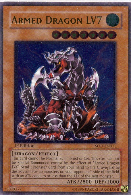 Armed Dragon LV7 (UTR) [SOD-EN015] Ultimate Rare | Pegasus Games WI