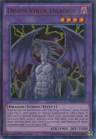 Doom Virus Dragon [DRL3-EN057] Ultra Rare | Pegasus Games WI