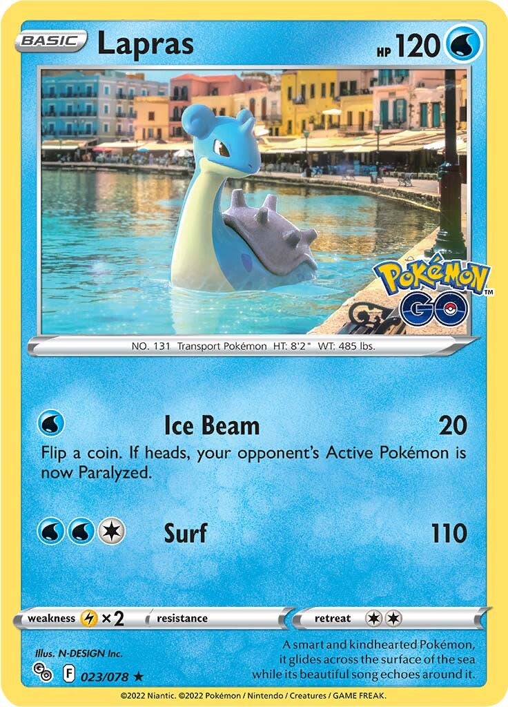 Lapras (023/078) [Pokémon GO] | Pegasus Games WI