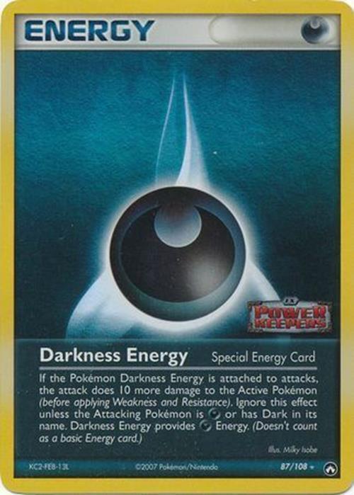 Darkness Energy (87/108) (Stamped) [EX: Power Keepers] | Pegasus Games WI