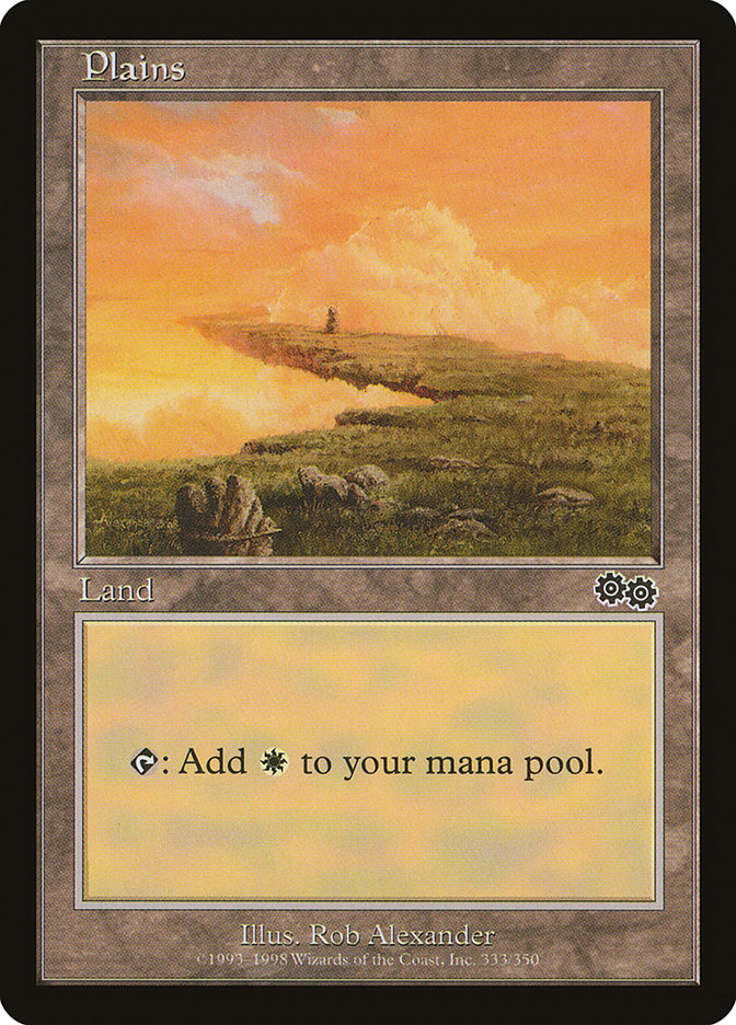 Plains (333) [Urza's Saga] | Pegasus Games WI