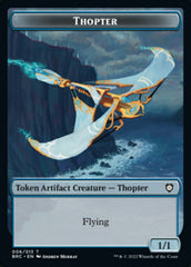 Copy // Thopter (006) Double-Sided Token [The Brothers' War Commander Tokens] | Pegasus Games WI